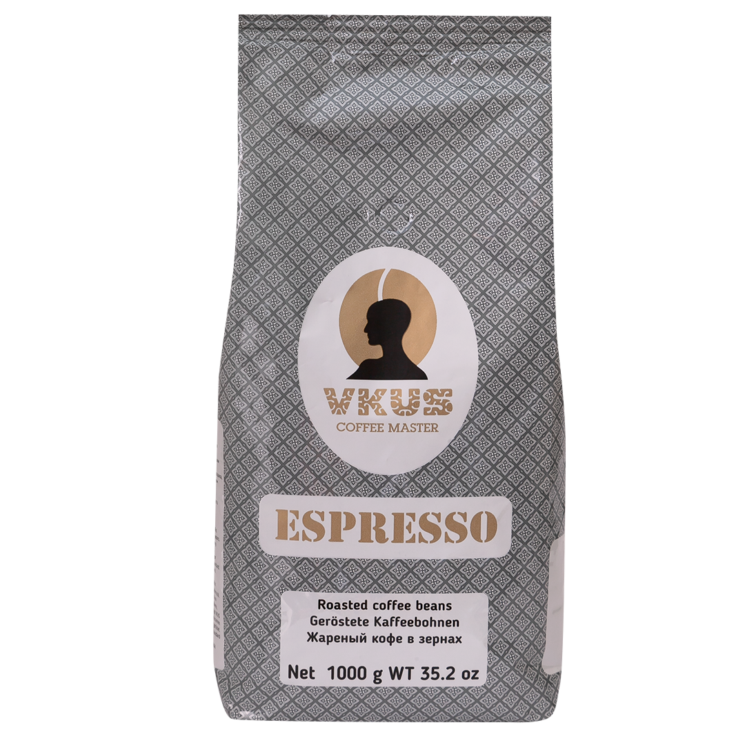 Кофе в зернах VKUS Espresso, 1000 г