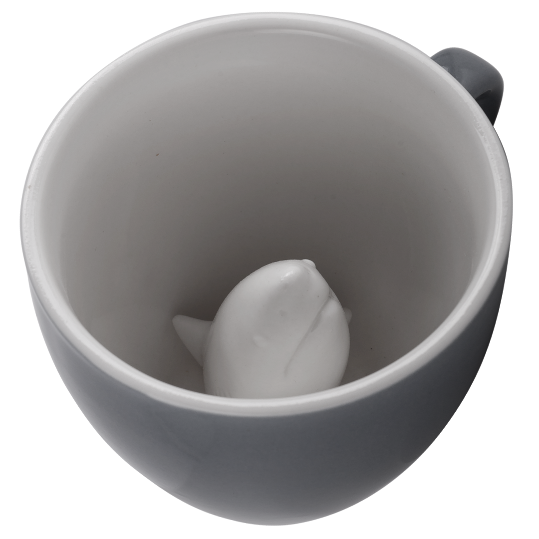 Чашка Creature Cups, Акула, Grey, 350 мл
