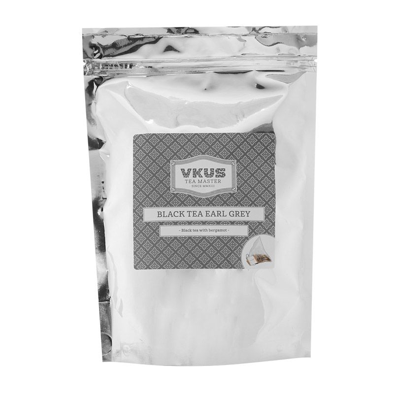 Черный Чай VKUS Эрл Грей, в пирамидках на чайник, 20 шт. х 3,5 гр.