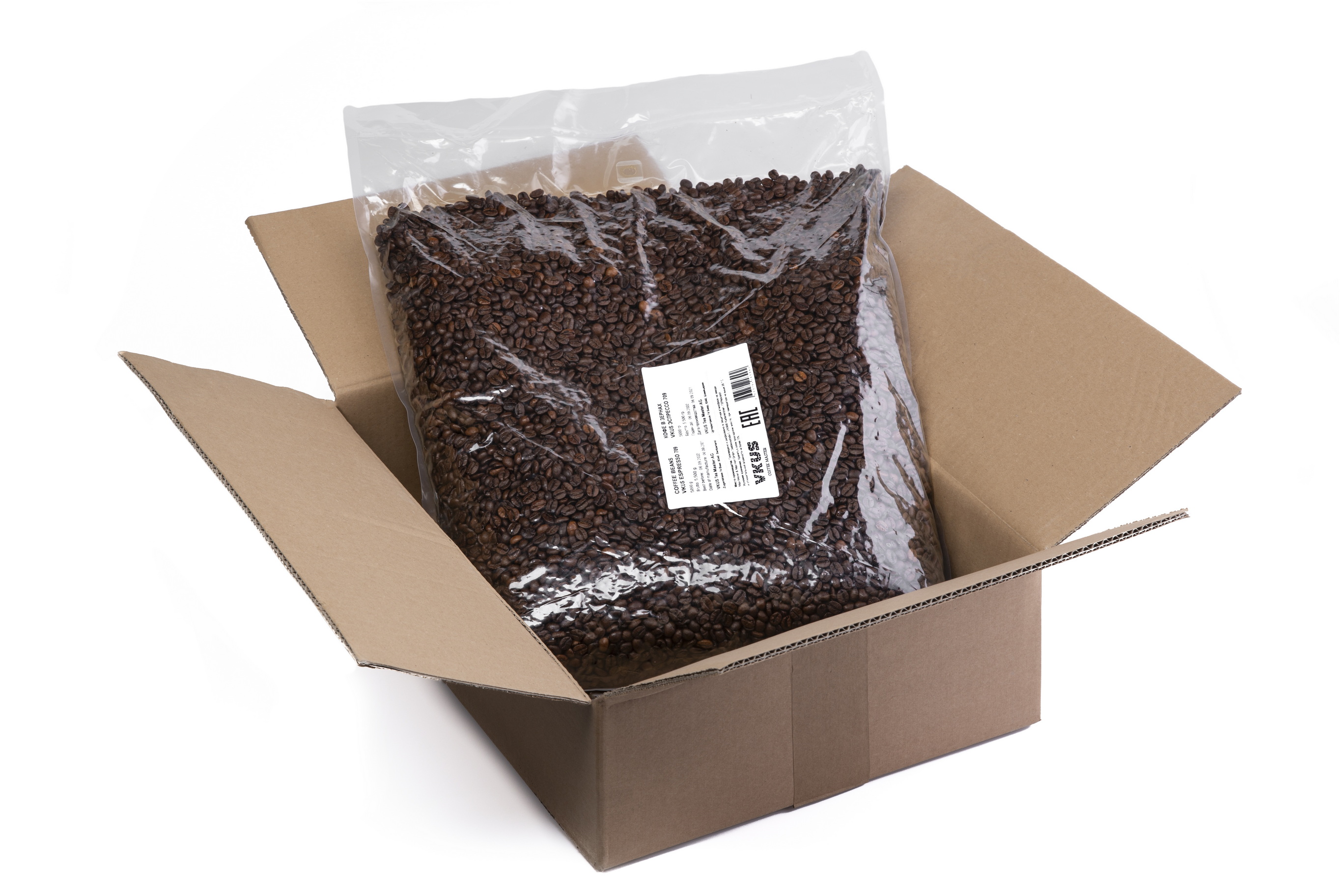 Кофе в зернах VKUS Vending Premium, 5kg для бизнеса