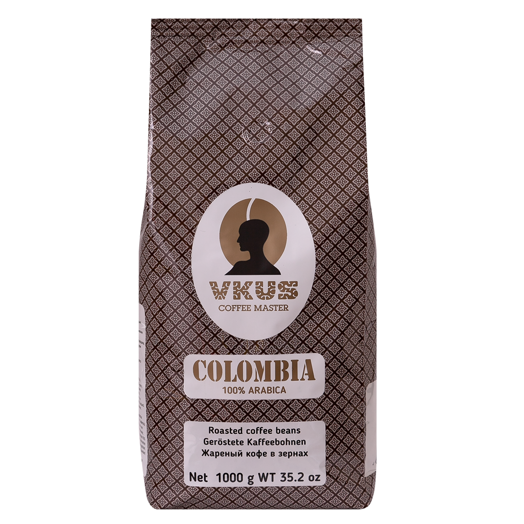 Кофе в зернах VKUS Colombia, 1000 г