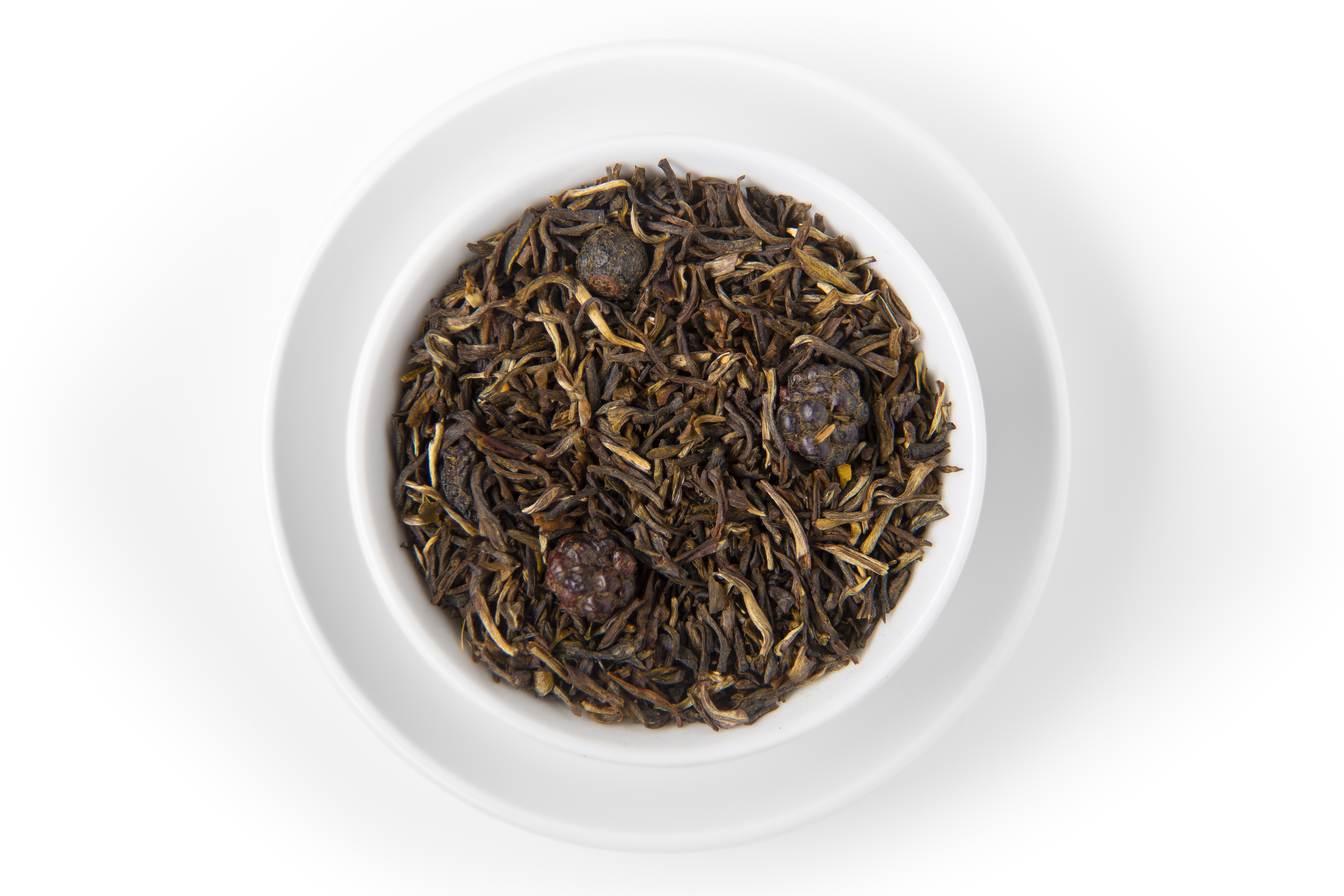 Белый листовой чай VKUS со смородиной, 160 гр