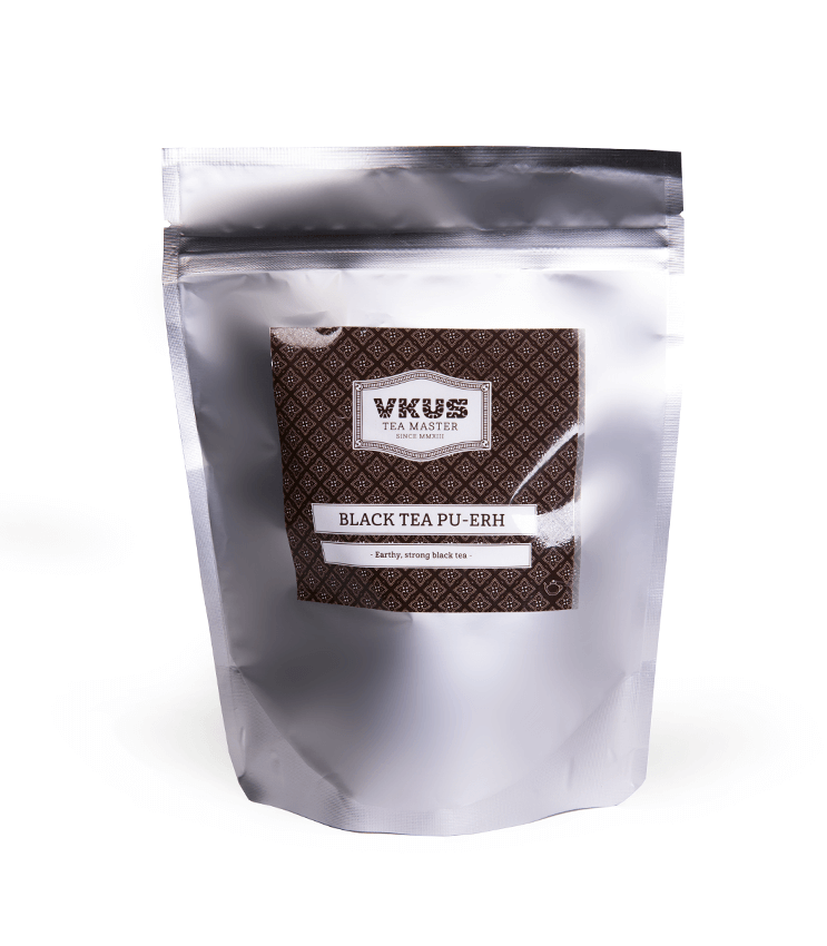 Черный чай VKUS Пуэр, в пирамидках на чайник, 20 шт. х 3,5 гр.