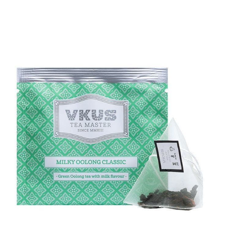Зеленый чай VKUS Молочный улун, в пирамидках на чашку, 20 шт. х 2 гр.