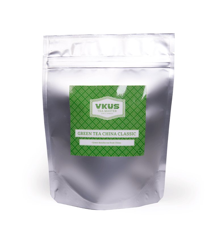 Классический зелёный чай VKUS Сенча, в пирамидках на чайник, 20 шт. х 2,5 гр.