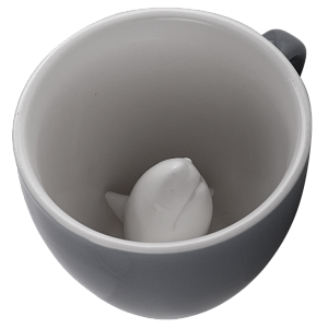 Чашка Creature Cups, Акула, Grey, 330 мл