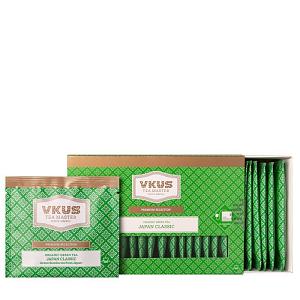 Органический зеленый чай VKUS Японский классический, в пирамидках на чашку, 20 шт. х 2 гр.