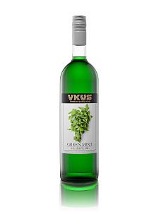 Сироп "Зеленая мята", Vkus, 1 л стеклянная бутылка