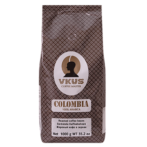 Кофе в зернах VKUS Colombia, 1000 г