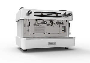 Кофемашина полуавтомат, 2 группы FIAMMA QUADRANT 2 TC WHITE