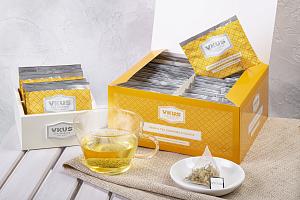 Травяной чай VKUS Ромашка с апельсином, в пирамидках на чашку, 50 шт. х 2 гр.