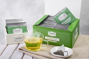 Зелёный чай VKUS Классическая Сенча, в пирамидках на чашку, 50 шт х 1,75 гр.